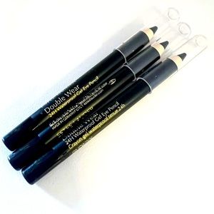 Set of 3 Estee Lauder Double Wear Stay-in-Place eye pencil 01 Onyx travel